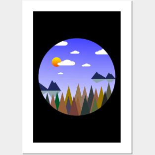 Minimalist nature art Posters and Art